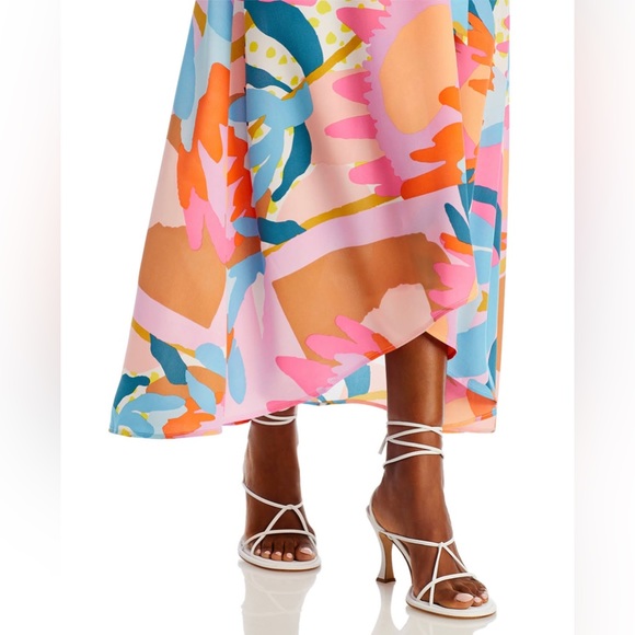 AQUA Floral Print Maxi Dress - Picture 3 of 6